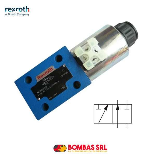 ELECTROVALVULA DIRECCIONAL REXROTH CETOP 5 - 3 VIAS 2 POSICIONES - CENTRO A