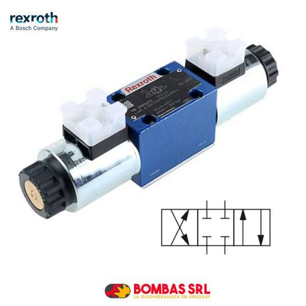 ELECTROVALVULA DIRECCIONAL REXROTH CETOP 3 - 4 VIAS 3 POSICIONES - CENTRO E