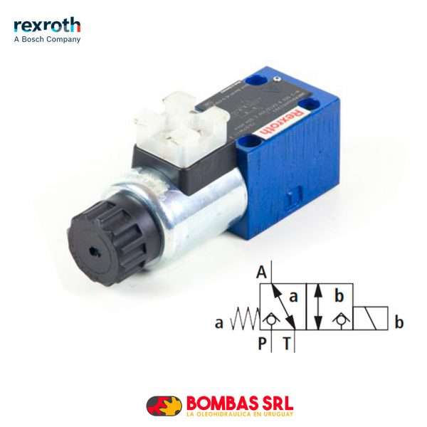 ELECTROVALVULA DIRECCIONAL REXROTH CETOP 3 DE ASIENTO - 3 VIAS 2 POSICIONES - CENTRO CK