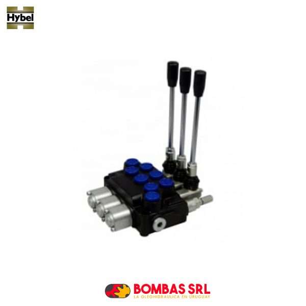 COMANDO MONOBLOCK - 3 PALANCAS - 50 L/MIN - PRESION MAXIMA 310 BAR