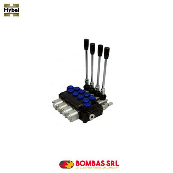 COMANDO MONOBLOCK - 4 PALANCAS - 50 L/MIN - PRESION MAXIMA 310 BAR