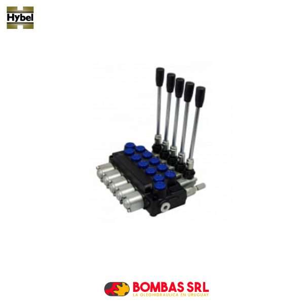 COMANDO MONOBLOCK - 5 PALANCAS - 50 L/MIN - PRESION MAXIMA 310 BAR