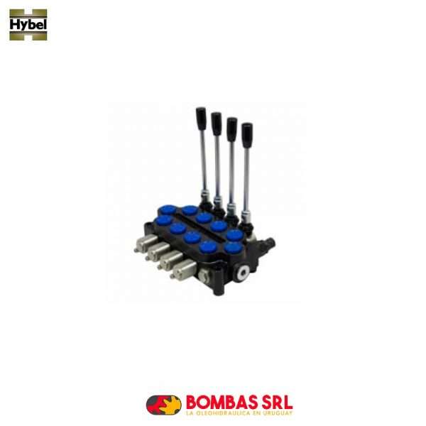 COMANDO MONOBLOCK - 4 PALANCAS - 80 L/MIN - PRESION MAXIMA 310 BAR