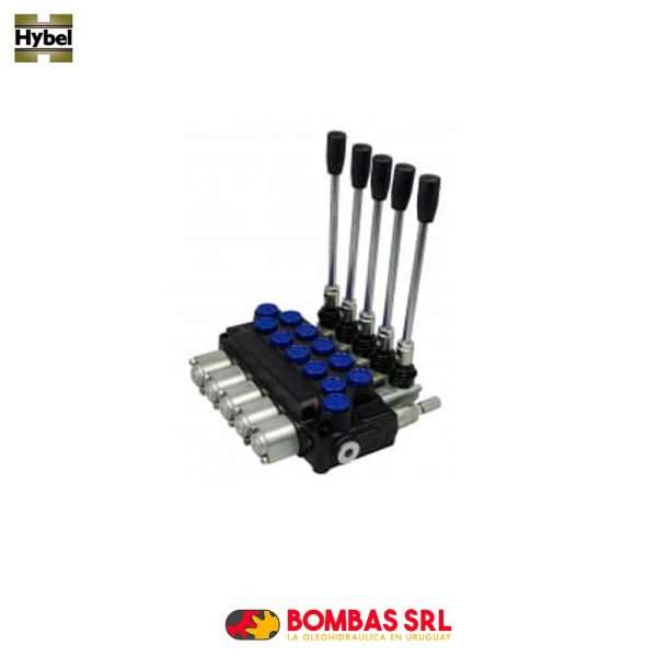 COMANDO MONOBLOCK - 5 PALANCAS - 80 L/MIN - PRESION MAXIMA 310 BAR