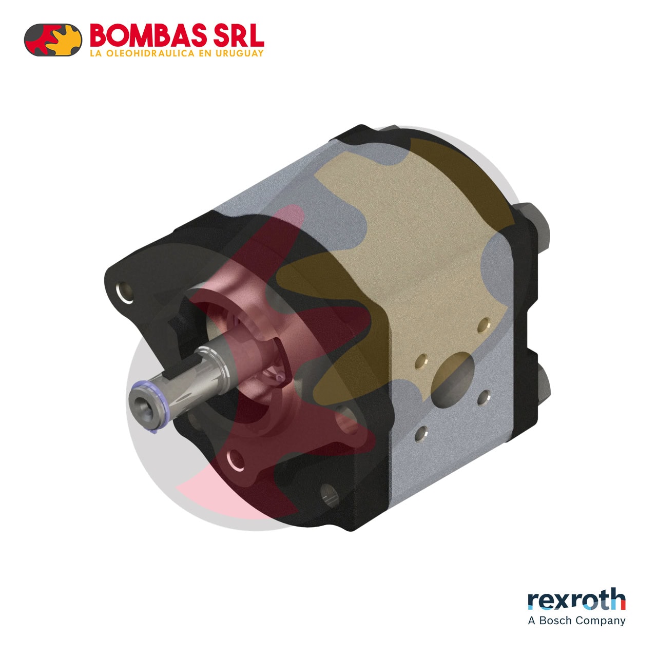 Bomba para Tractor AGCO (Massey Fergusson - Iochpe Maxion - Deutz) MF251, MF86 Retro MF86/96 MAXION 750 MX720 Tractor MF290 RA (canavieiro) - RETROEXCAVADORA MF250X